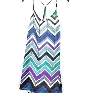 NWT Medium Chevron Printed Forever 21 Slip Dress